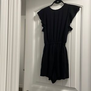 Wilfred black short jumpsuit